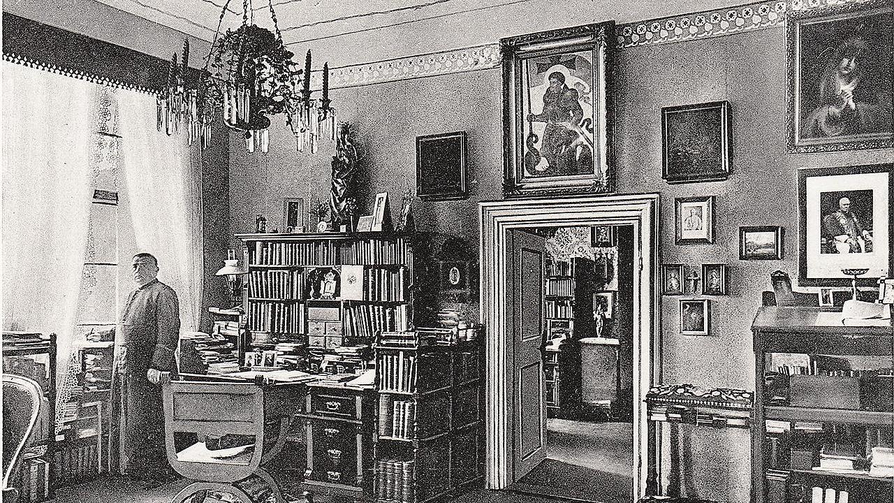 Karl Kiefer, Regens von 1899-1924, in seinem Büro