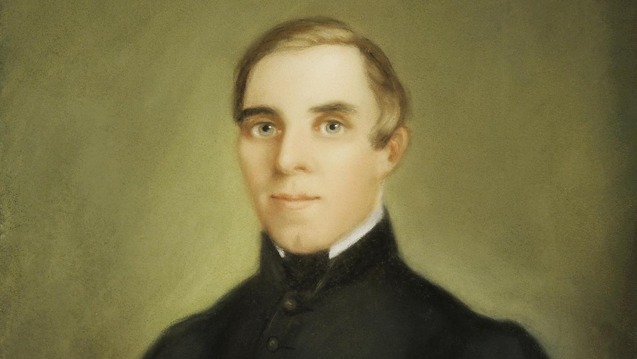 Unbekannter Alumnus, Pastell um 1850