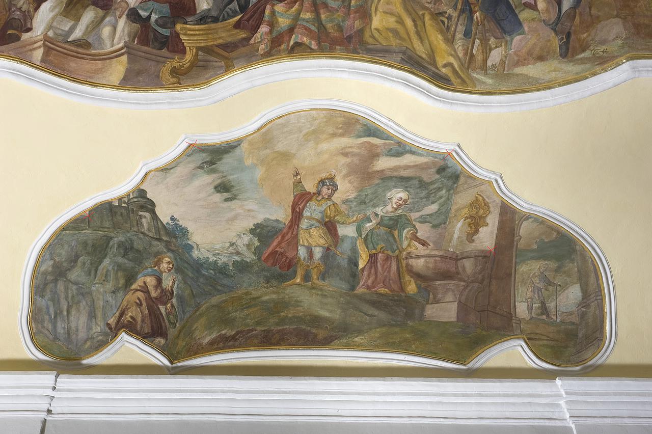 Decke des Langhauses in Burggriesbach. pde-Foto: Adalbert Wiech