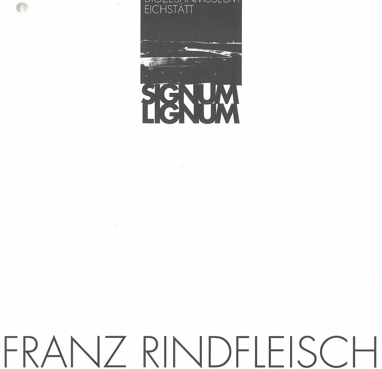 „Signum Lignum“ von Franz Rindfleisch