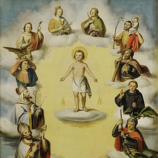 Das Jesuskind und die Vierzehn Nothelfer, St. Egidi